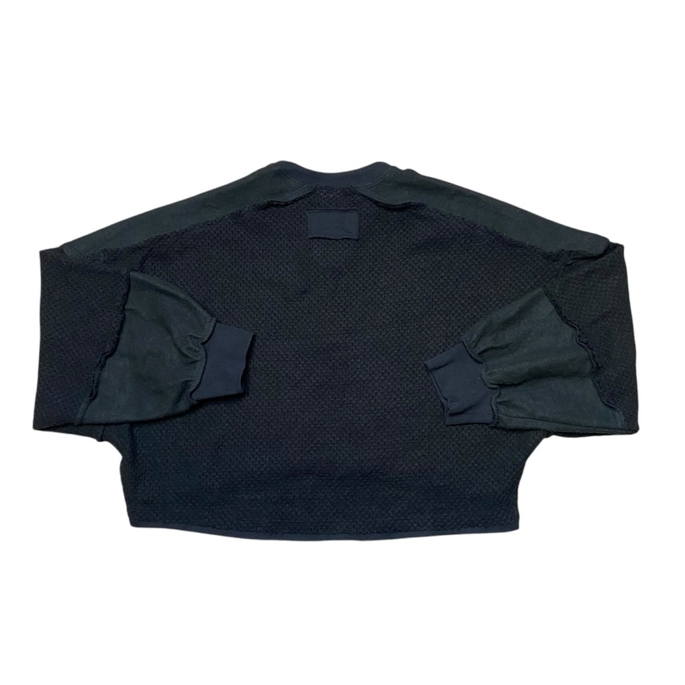 Urban Outfitters UO Out From Under Mel Cozy Pieced Henley Top Black S - Picture 7 of 14